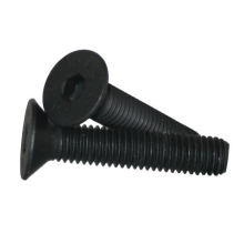 ASTM F835 Black Oxide Finish Alloy Steel Hex Drive Flat Socket Cap Screw